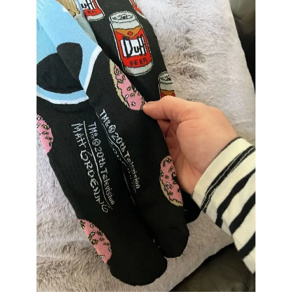 The Simpsons Novelty Socks 2pk